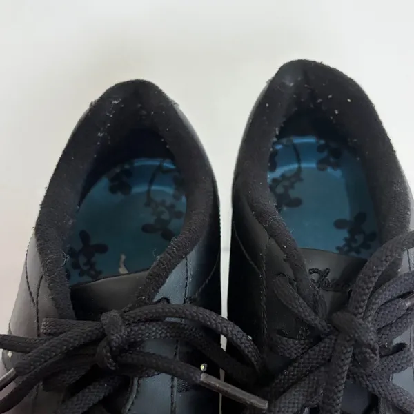 Skechers Womens Black Rhinestone Stripe‎ Sneakers Low Top Athletic Shoes 22420 - Image 5