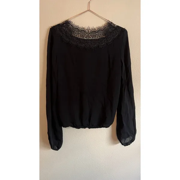 Cami NYC Romantic Lace Top Women’s Size XS‎ Black - Image 6