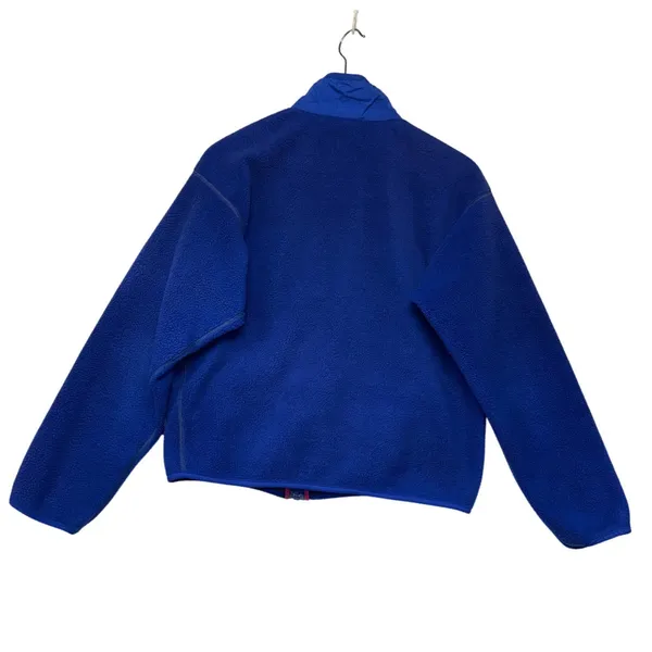 Patagonia Synchilla Fleece Full Zip‎ Jacket Blue Size 10 Vintage - Image 4