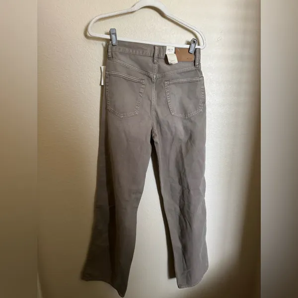 American Eagle‎ AE77 Stovepipe Jeans Size 2 Taupe NEW - Image 6