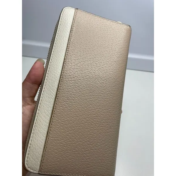 KATE SPADE Wellesley Neda Clutch Wallet Zip Around Beige Off-White - Image 7