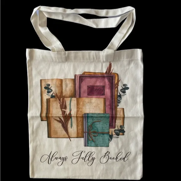 Always Fully Booked Totebag‎ 16x14 inch - Image 3