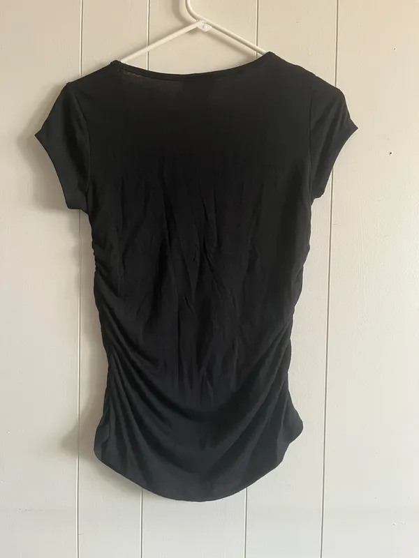 Candy Rain Maternity Black rhinestone Crane with diaper top with rhinestone - Size S - Image 8
