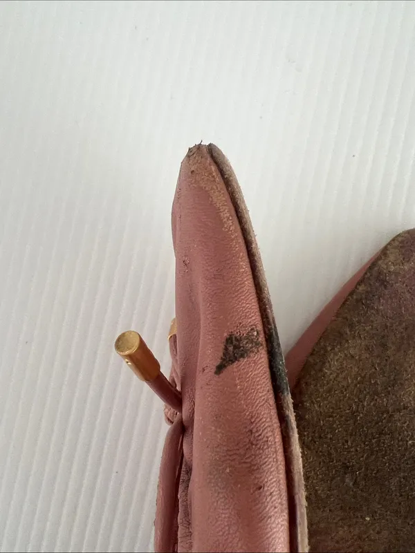 Tory Burch Dusty Rose Leather Ballet Flats with Bow - Image 7