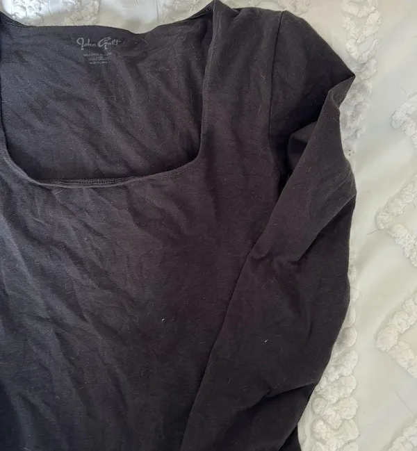Brandy Melville john halt long sleeve shirt square neck - Image 3