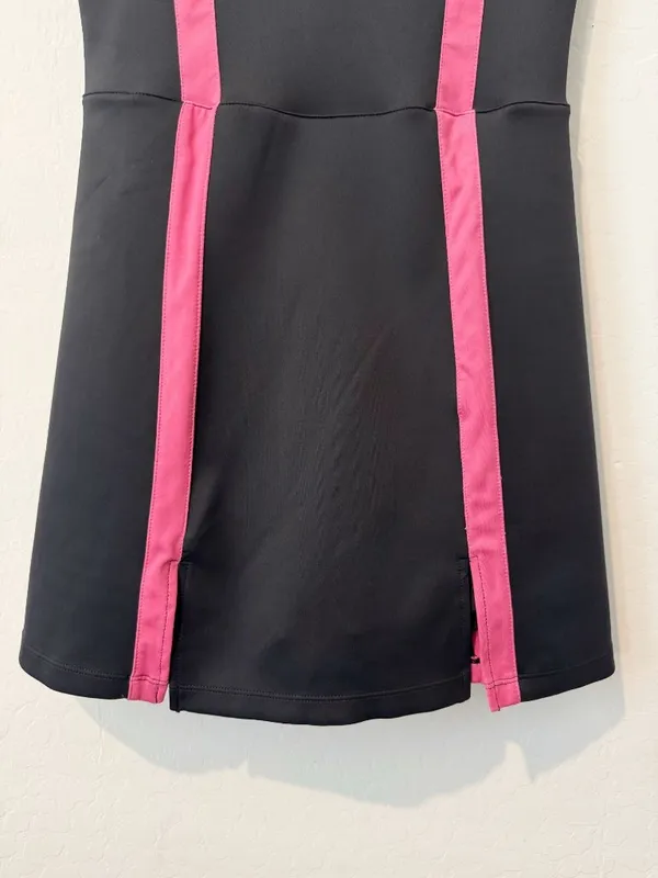 Beach Riot Bay Tennis Dress Size Small Black Skort Pickleball Golf Retro Preppy - Image 4