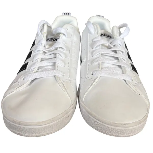 Adidas VS Advantage Sneakers Men's Sz 8‎ white Black Casual - Image 2