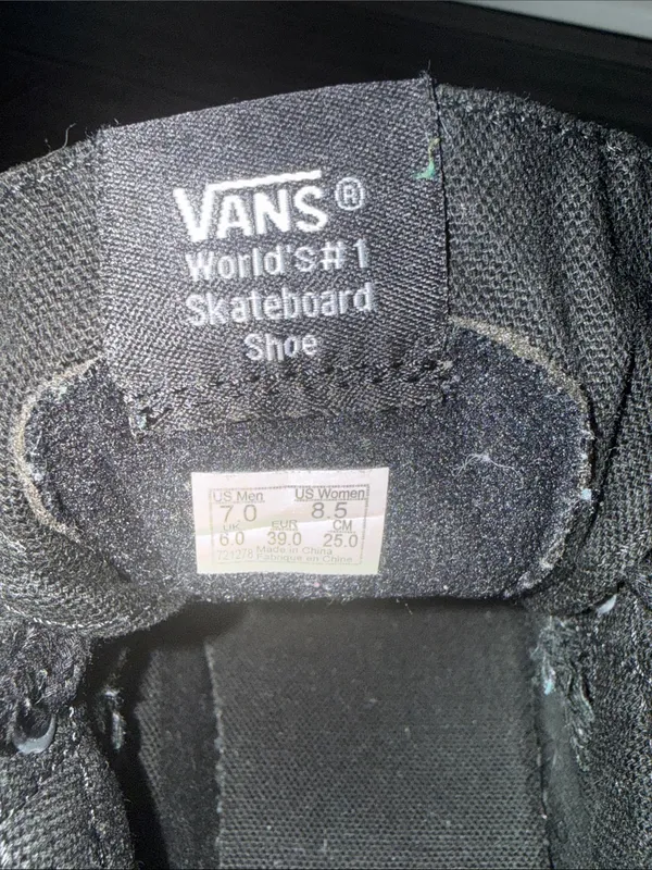 Vans Black High-Top Canvas Sneakers - Women’s Casual Skate Shoes - Image 4