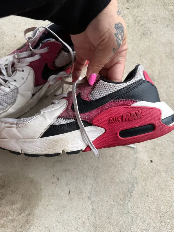 Nike Air Max Fusion Women’s Running Shoes White Pink Black Size 8.5 Sneakers - Image 9