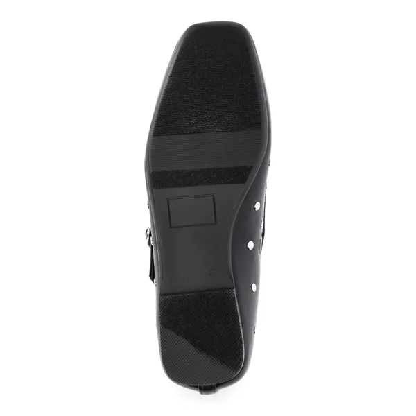 Scoop Womens Mary Jane Flats Size 8 Black Studded Memory Foam Ballet Shoes - Image 7