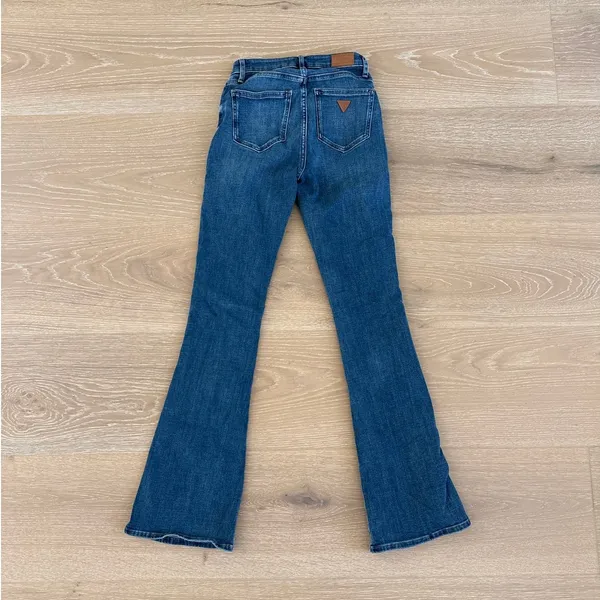 Guess Jeans Sexy Flare Leg SIze 24 Blue - Image 5
