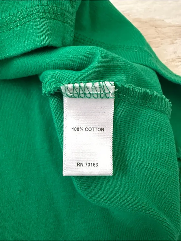 Cable & Gauge L/G Women’s Shamrock Green Short Sleeve Top 100% Cotton Size Large - Image 3
