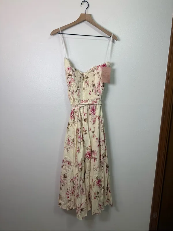 V. Chapman Valentina Midi Dress in English Rose - Image 7