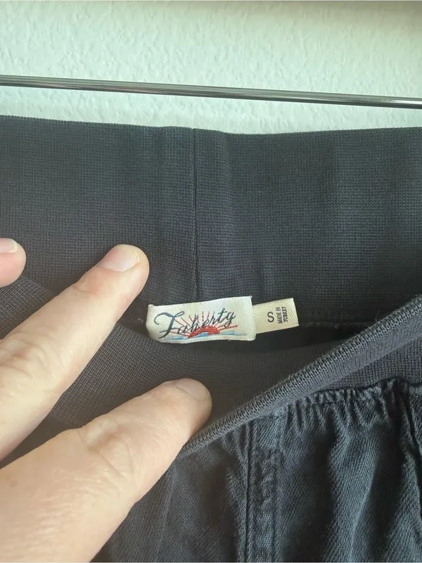 Faherty Arlie Pull-On Jogger Pants Black Tencel Linen Blend Women's Small - Image 6