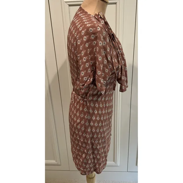 SIR the Label‎ Women's Florence 100% Silk Wrap Dress Size 0 US Size 2 Mini Boho - Image 4