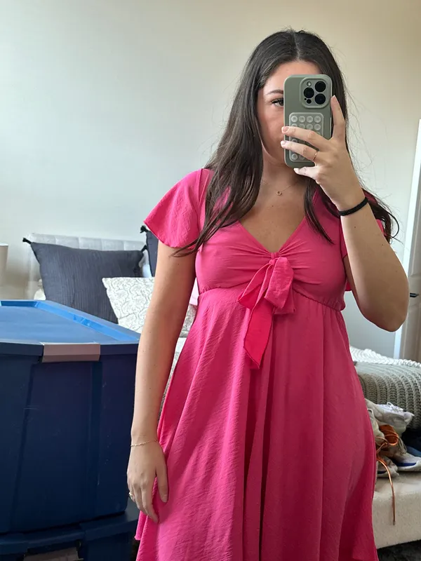 Pink Dress See You Monday - Image 4