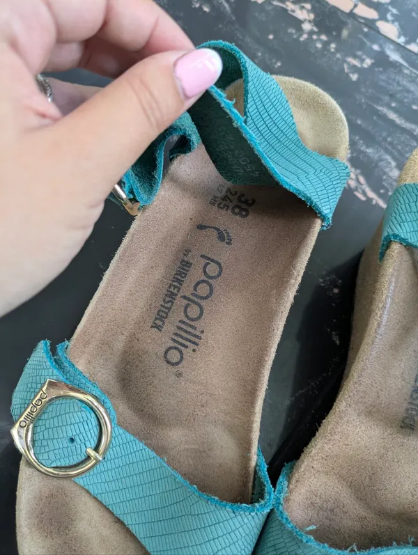 Papillio By Birkenstock Sibyl Wedge Sandals Size 38 - Image 3