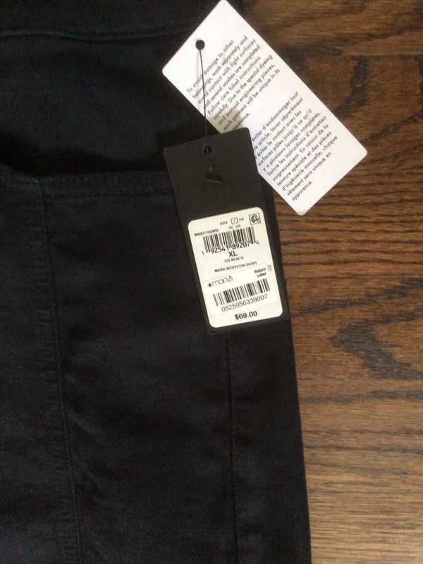Guess Black Denim Mini Skirt-Sz Xl-Nwt - Image 3