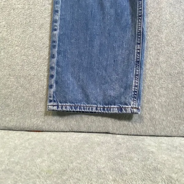 Aeropostale Baggy Wide Leg Jeans Women's 00 Blue High Rise Denim Y2K 90s EUC - Image 7