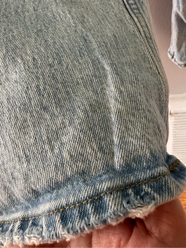 Abercrombie Curve Love 90s Relaxed High Rise Jeans Light Wash 32/14 XL Length - Image 8