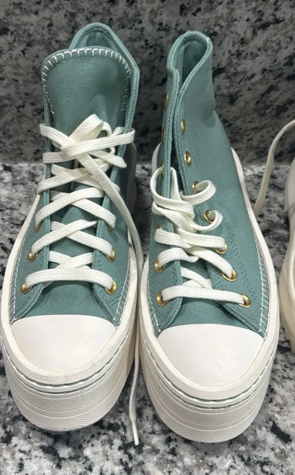 Converse Chuck Taylor All Star Modern Lift Platform Crafted Stitching Shoes - Image 2