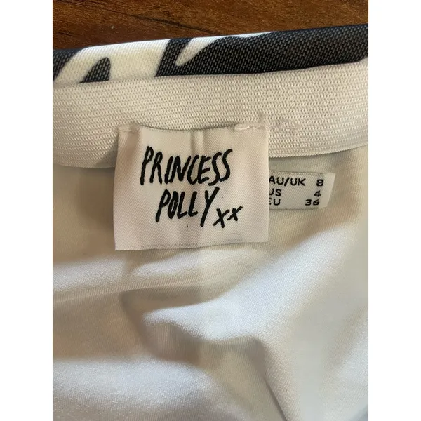 PRINCESS POLLY Elijah Mini Skirt MOB WIFE BODYCON SEXY High Waist Size 4 - Image 4