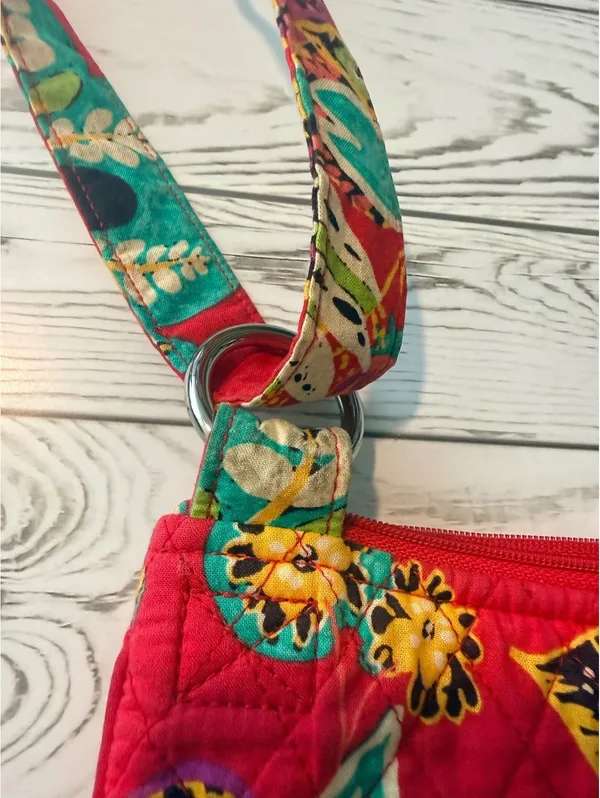Vera Bradley Crossbody Bag & Wristlet Wallet Set Floral Butterfly - Image 13