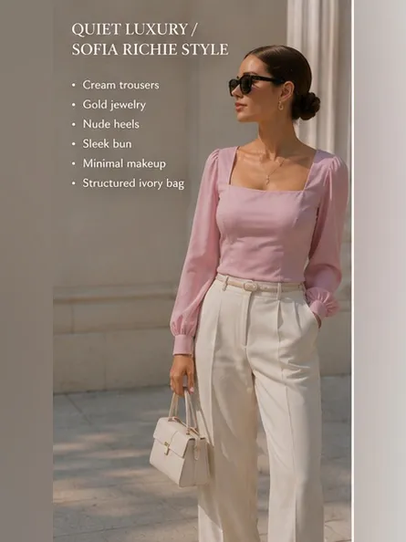 ASTR The Label Blush Pink Satin Square Neck Puff Sleeve Romantic Coquette Size M - Image 2