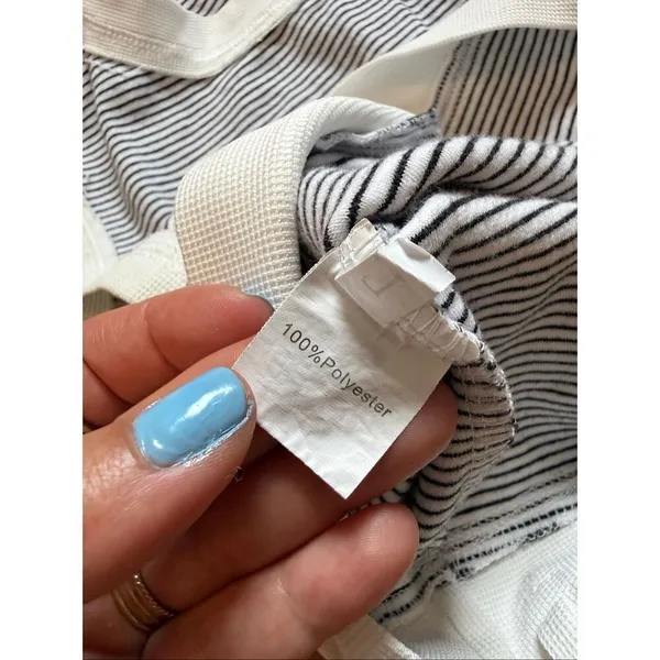FP Stripe Light Up Vest Black and White inspired Tank Large - Image 7