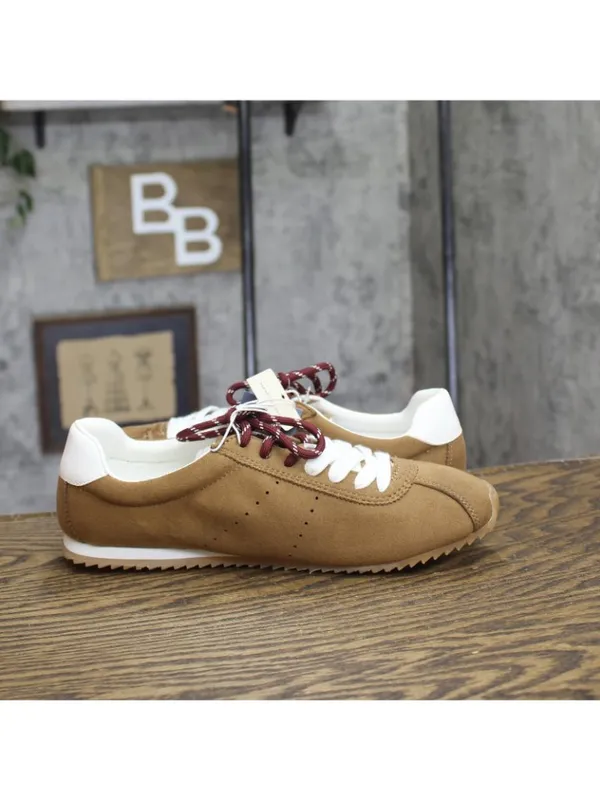 Universal Thread Womens JoJo Sneakers Double Lace Low Top 94462318 Brown 9.5M - Image 6