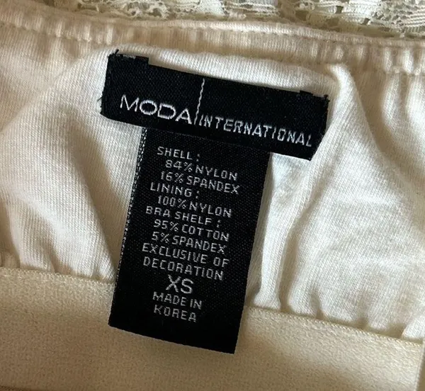 Moda International Lace Cami Size XS - Image 5