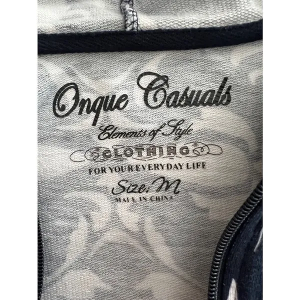 Women's Onque Casuals Hoodie M Red Blue size M - Image 7