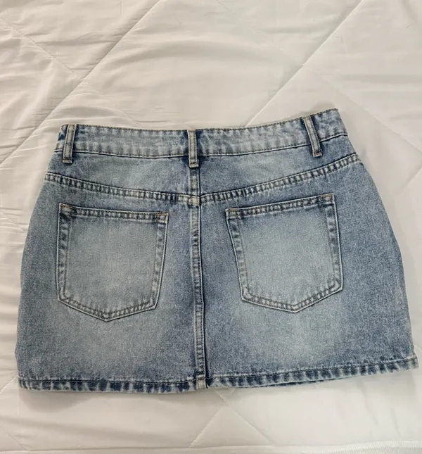 Shein Denim Mini Skirt - Image 2