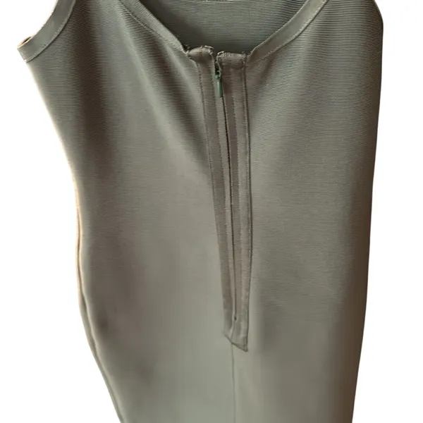 Hot Miami Styles, size‎ L, olive green bodycon dress. - Image 4