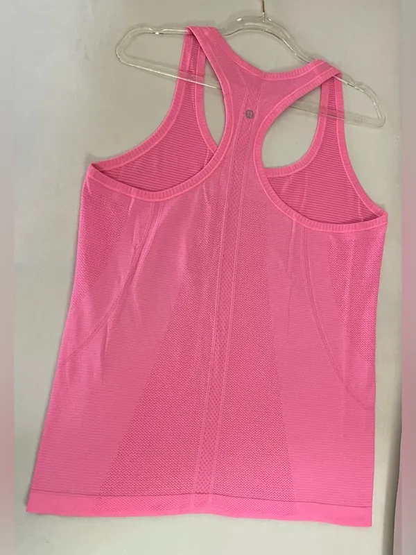 Lululemon Swiftly Racerback Tank Top - Pink Size 10 - Image 7