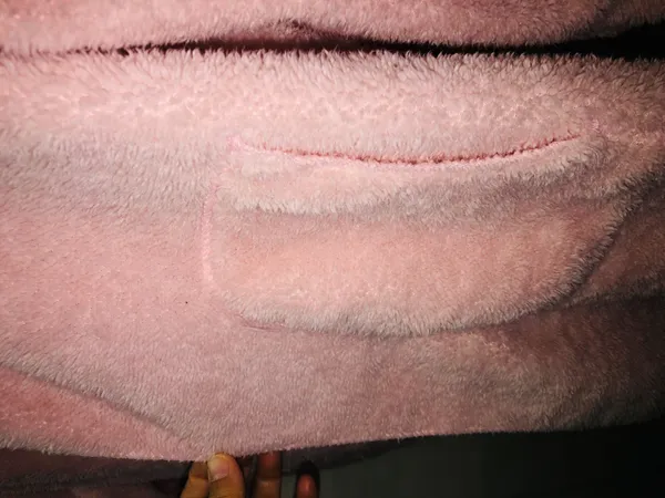 Fluffy cover up Pink Size L - Image 5