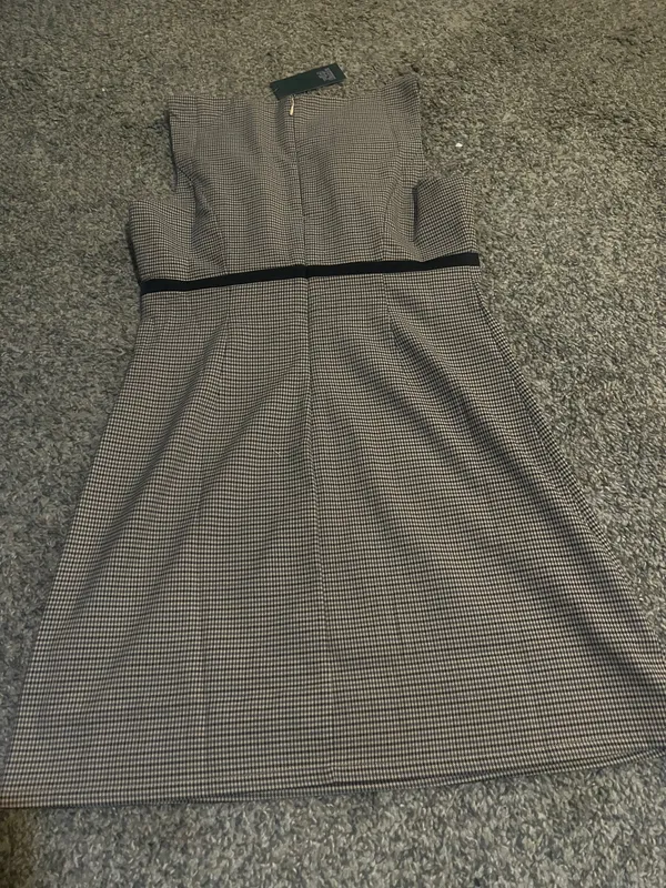Wild Fable Elevate your style with this chic striped tan dress featuring elegant black accents. Perfect for any occasion, this dress offers a flattering fit and - Image 9