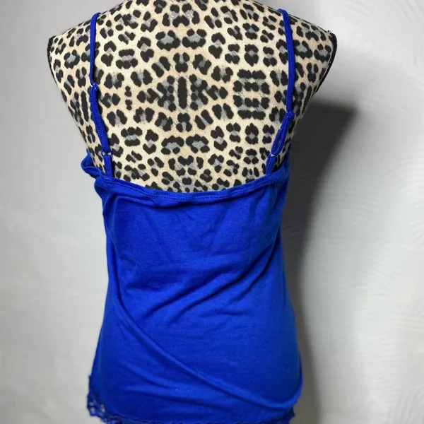 Maurice’s Elegant Blue Lace Trim Women's Top - Image 6
