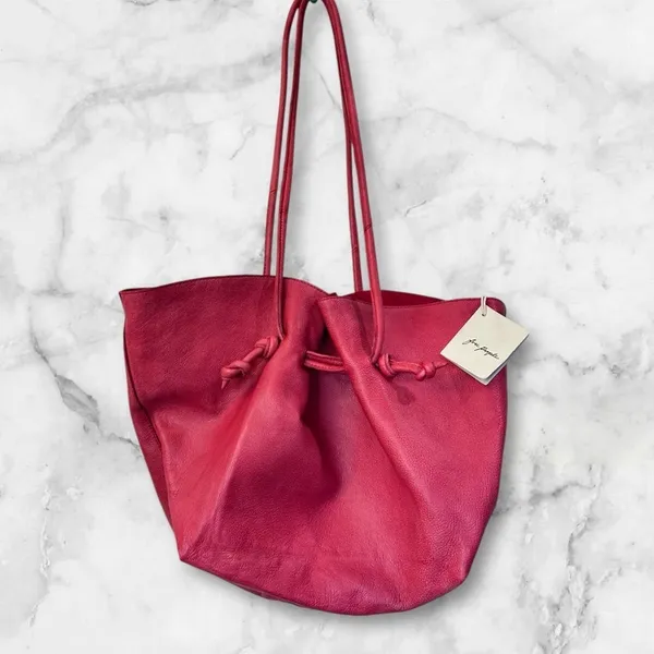 NWT Free People Head Over Heels Tote in Red Lips - Image 5