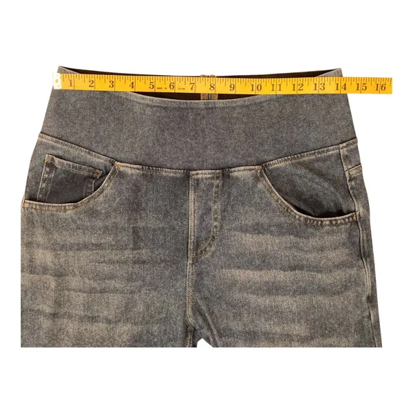 Halara Flex High Waisted Wide Leg Jeans in Medium Blue Wash Size Medium EUC - Image 7