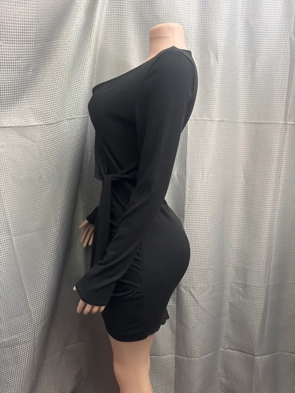 New size, large beautiful black dress very stretchy - Image 2