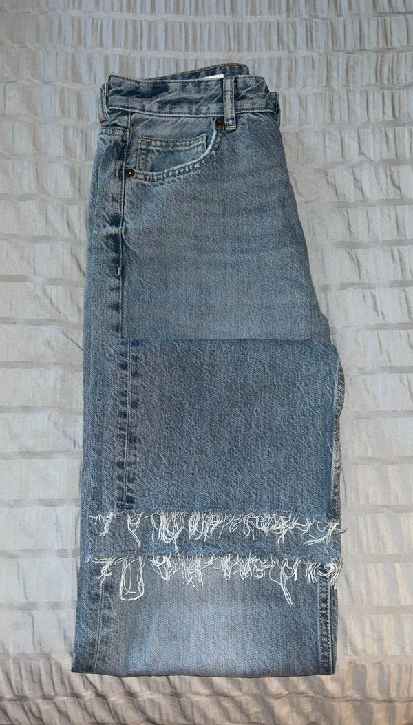 Wide Leg High Rise Jeans - Image 2