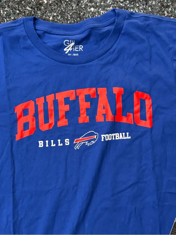 NWT Women's XL G III 4Her NFL Buffalo Bills Short Sleeve Blue XL T-Shirt - Image 2