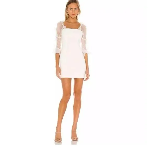 Amanda Uprichard White Tia Dress - Image 6