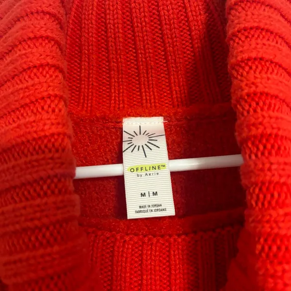 Aerie Chillside Turtleneck Sweater Red - Image 6