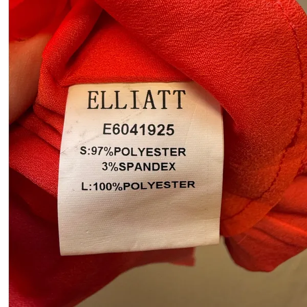 ELLIATT Jubilee Dress Melon Pink Red Sleeveless Drop Waist‎ Mini Dress XL NEW - Image 9