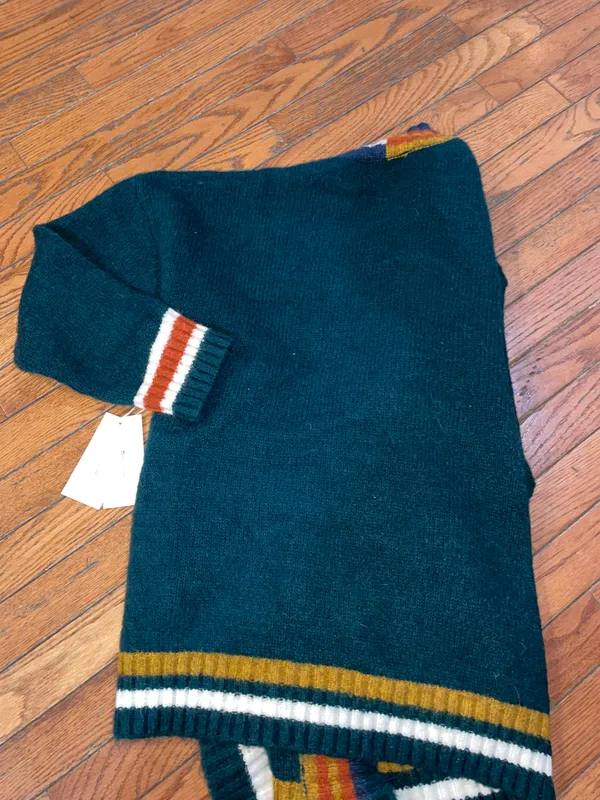 Forest Green Cardigan - Image 4
