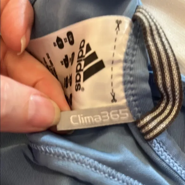 Adidas Clima365 Light Blue Sports Bra Top for Performance and Style - Image 10