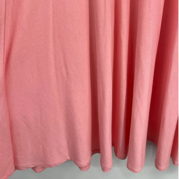 New York & Company Stretch Womens Pink Flowy Dress Cap Sleeves NEW Medium - Image 5
