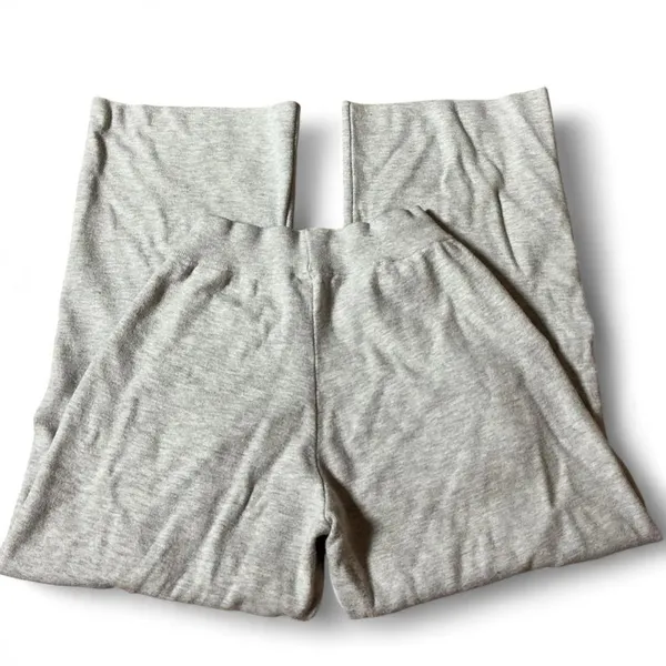 Uniqlo Women Heather Gray Wide Leg Knit Lounge Pants‎ Small 472116-44-02 - Image 5